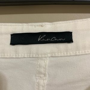 White denim skinny jeans. Size 13 or 30.